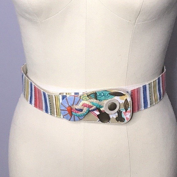 Vintage Stripe Gardening Belt- Velcro - Picture 1 of 5